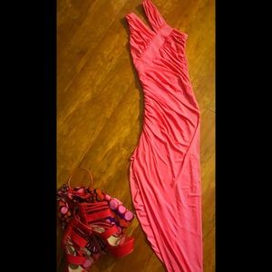 One-shoulder Asymmetrical gown - NWOT